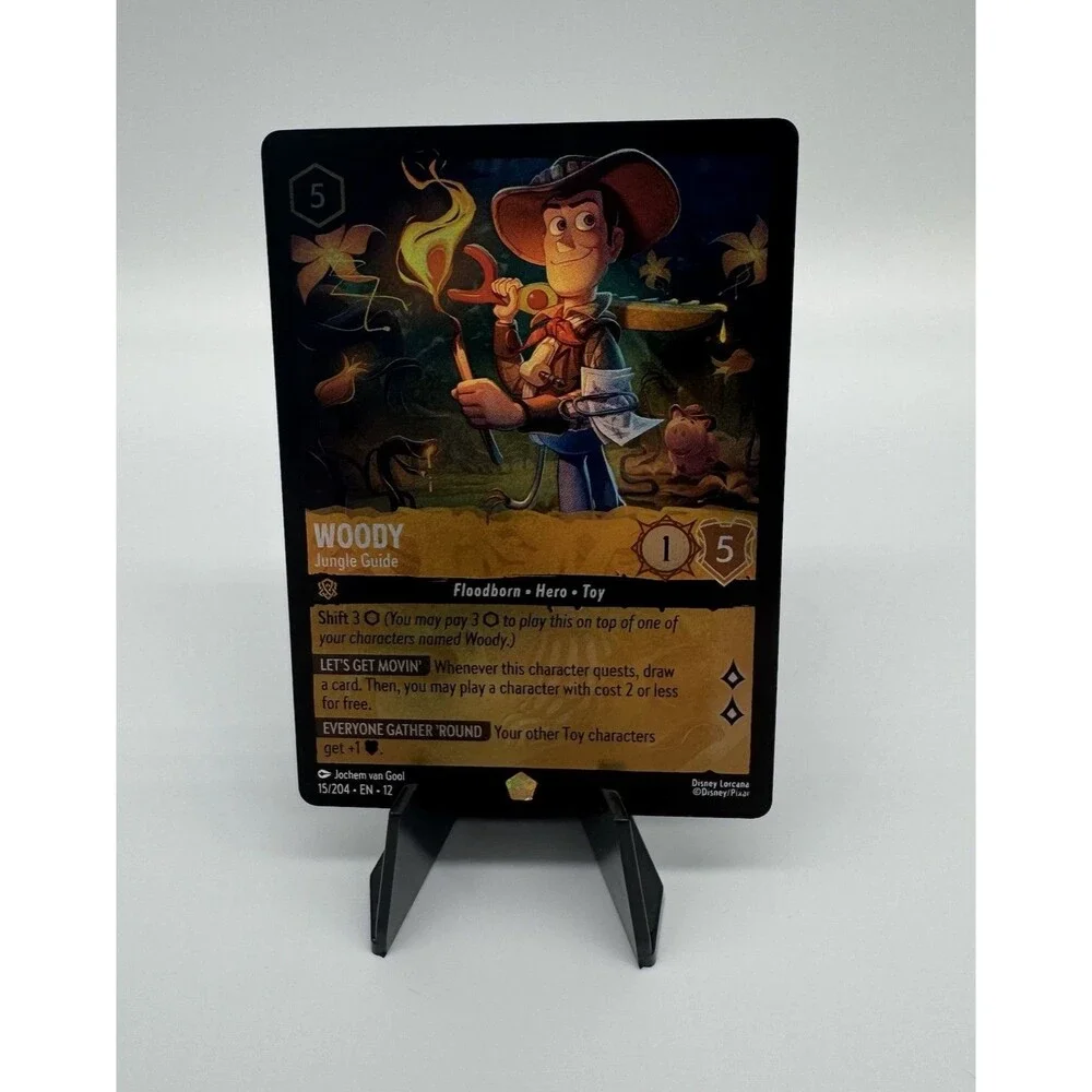 Woody - Jungle Guide 15/204 Wilds Unknown Cold Foil